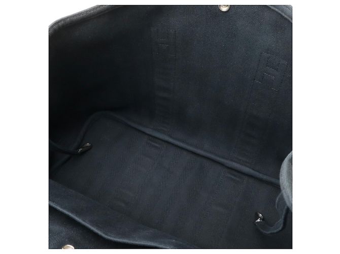 Hermès HERMES Valparaiso MM Handtasche Schwarz Weiß - Ansicht 7