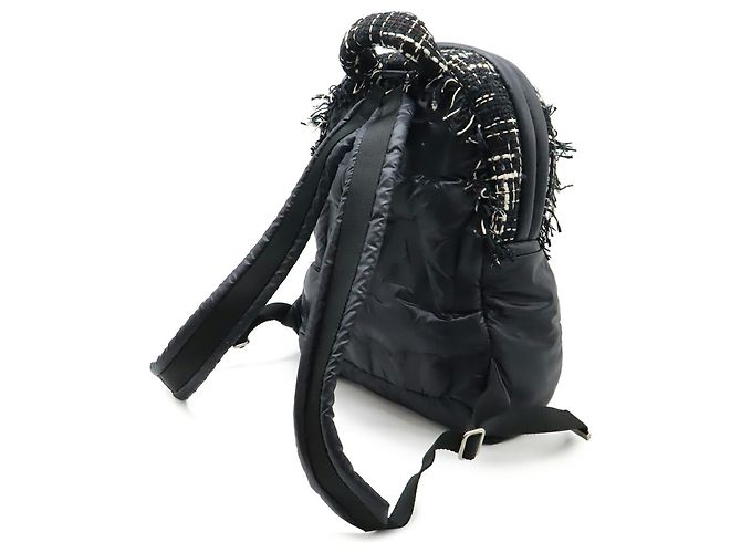 Zaino Chanel Doudaune Coconnege Nero - vista 3