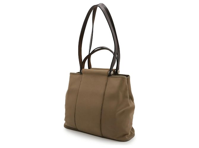 Borsa Tote Cabag PM di Hermès Beige - vista 3