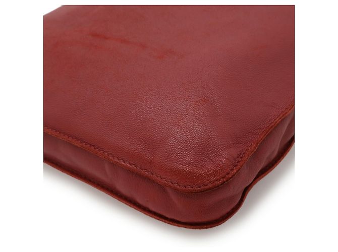 Borsa a Spalla Pochette Cru de Celle di Hermès Rosso - vista 4