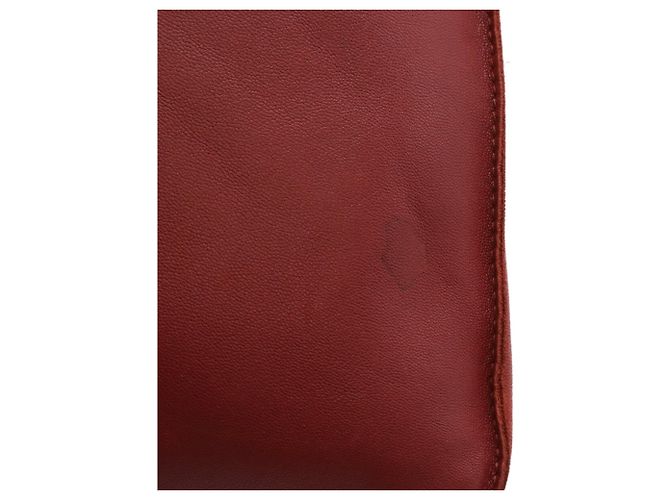 Borsa a Spalla Pochette Cru de Celle di Hermès Rosso - vista 5