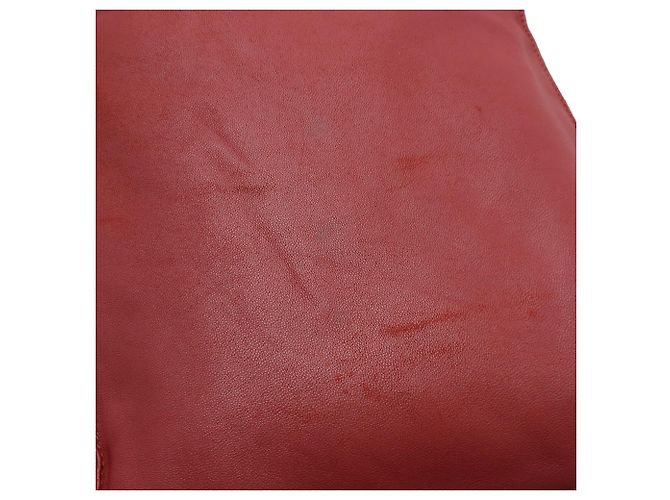 Borsa a Spalla Pochette Cru de Celle di Hermès Rosso - vista 6