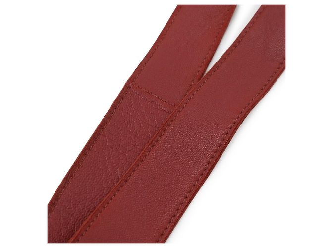 Borsa a Spalla Pochette Cru de Celle di Hermès Rosso - vista 7
