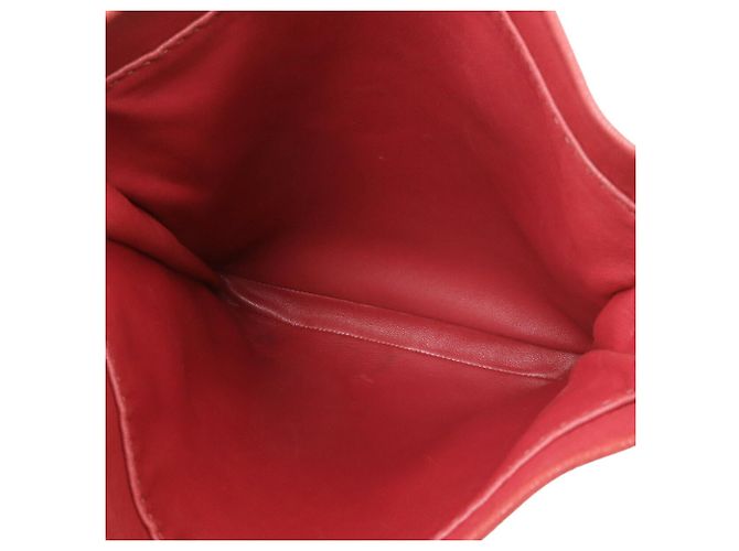 Borsa a Spalla Pochette Cru de Celle di Hermès Rosso - vista 8