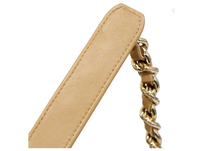 Chanel 19 Lederhandtasche Hellbraun - Ansicht 9