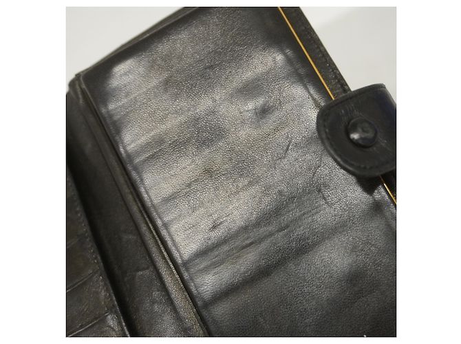 Timeless Cartera larga de cordero negro Chanel - vista 10