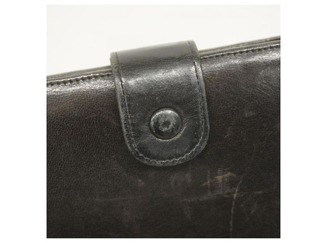 Timeless Cartera larga de cordero negro Chanel - vista 12