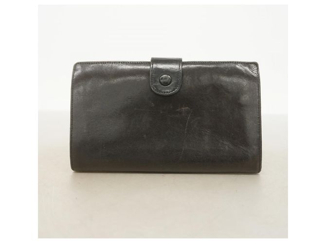 Timeless Cartera larga de cordero negro Chanel - vista 13