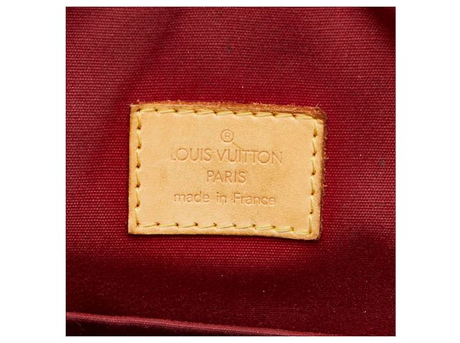 Borsa Summit Drive in Monogram Vernis di Louis Vuitton Rosso - vista 10