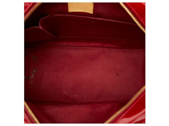 Borsa Summit Drive in Monogram Vernis di Louis Vuitton Rosso - vista 9