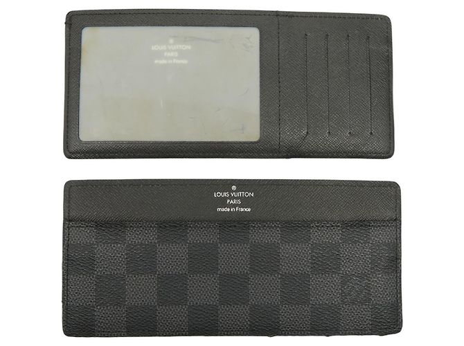 Portafoglio Damier Graphite Louis Vuitton Nero - vista 8