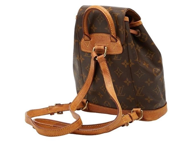 Zaino Montsouris PM Monogramma Louis Vuitton Marrone - vista 2