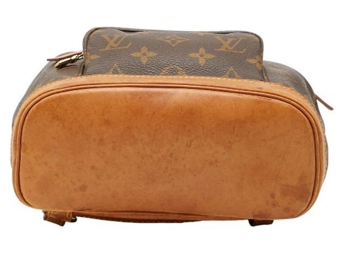 Zaino Montsouris PM Monogramma Louis Vuitton Marrone - vista 3