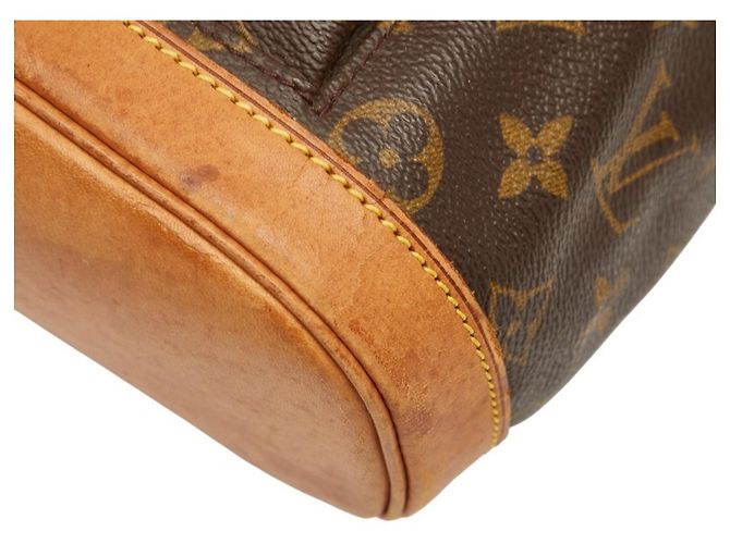 Zaino Montsouris PM Monogramma Louis Vuitton Marrone - vista 4