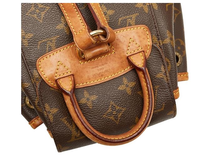 Zaino Montsouris PM Monogramma Louis Vuitton Marrone - vista 9
