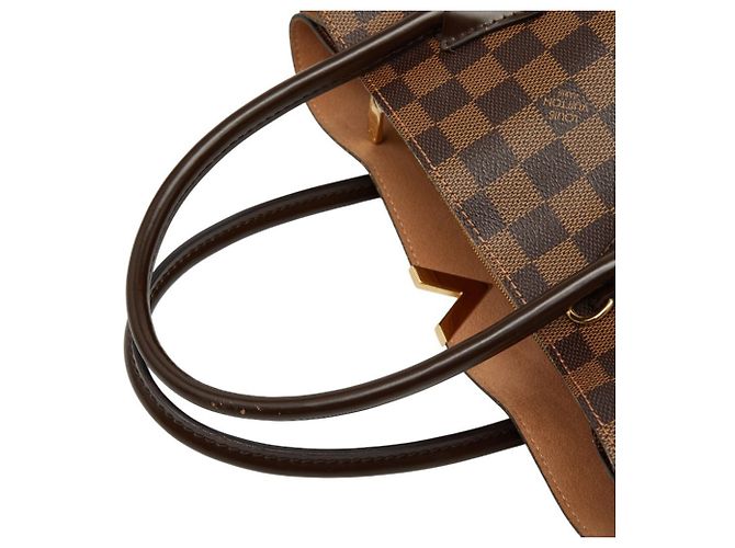 Borsa Tote Damier Kensington di Louis Vuitton Marrone Damier ebene - vista 10