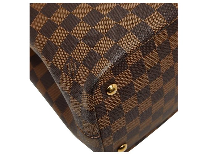 Borsa Tote Damier Kensington di Louis Vuitton Marrone Damier ebene - vista 5