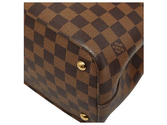 Borsa Tote Damier Kensington di Louis Vuitton Marrone Damier ebene - vista 6