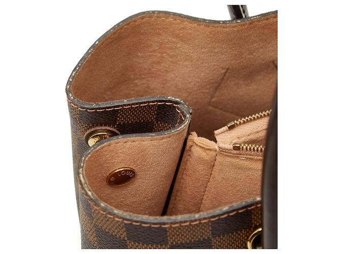 Borsa Tote Damier Kensington di Louis Vuitton Marrone Damier ebene - vista 8