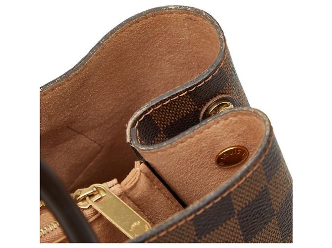 Borsa Tote Damier Kensington di Louis Vuitton Marrone Damier ebene - vista 9