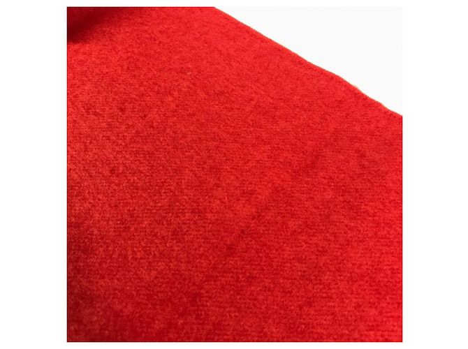 Sciarpa in cashmere-seta Gucci BOSCO Rosso - vista 14
