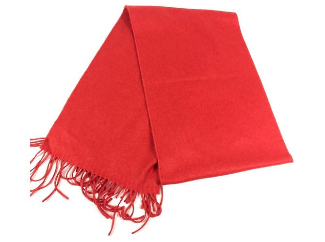 Sciarpa in cashmere-seta Gucci BOSCO Rosso - vista 3