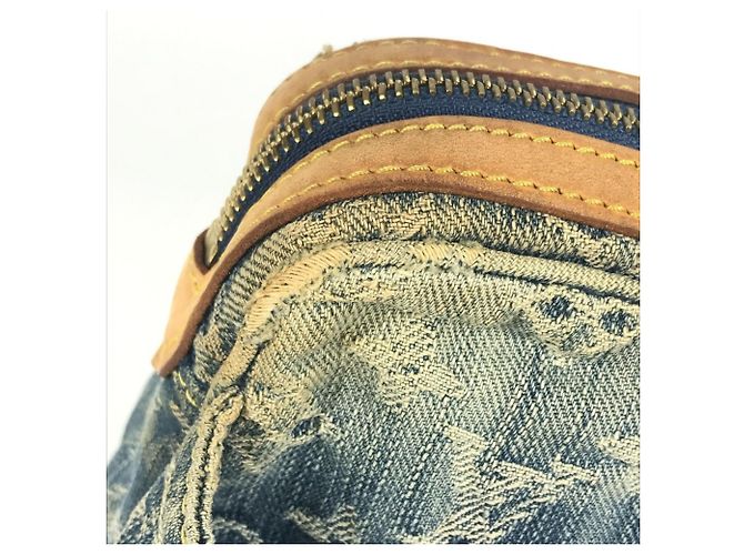 Bum bag in denim Monogram Louis Vuitton Blu Monogramma - vista 12