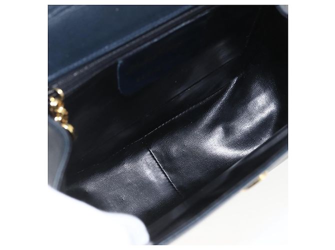 Salvatore Ferragamo Gancini in pelle Blu navy - vista 5