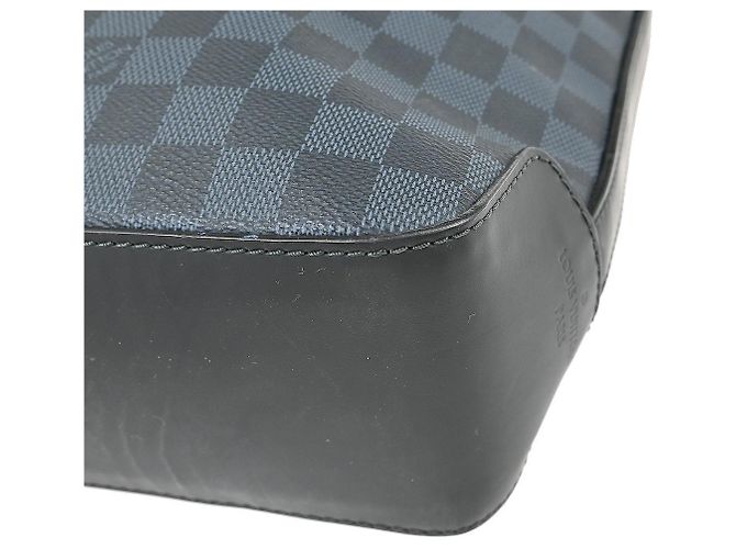 Borsa Messenger Greenwich Louis Vuitton Damier Cobalt Nero - vista 7