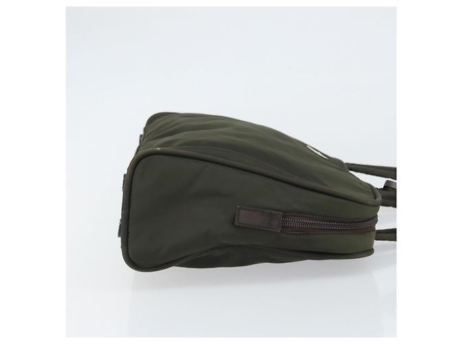 Prada Tote Zip Around Tessuto Medio Cachi - vista 3