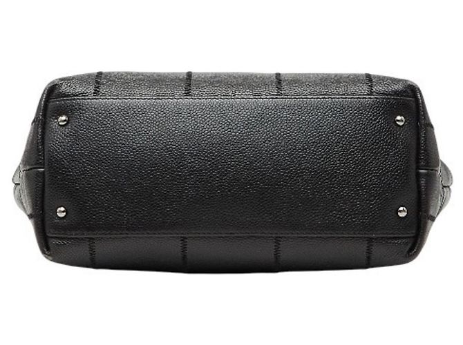 Timeless Chanel Chocobar Logo Tragetasche Schwarz - Ansicht 3