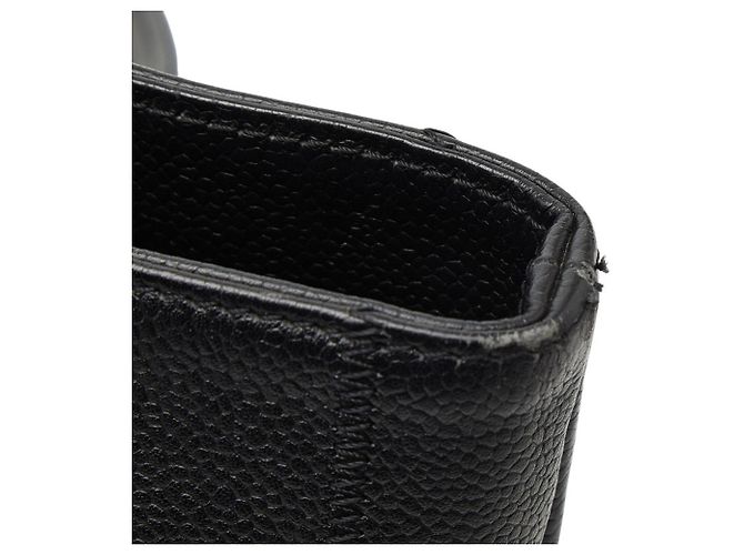 Timeless Chanel Chocobar Logo Tragetasche Schwarz - Ansicht 8