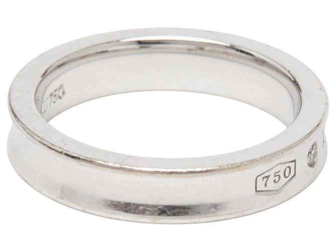 Tiffany & Co Tiffany 1837 Schmaler Ring aus 18K Weißgold - Ansicht 4