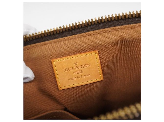Borsa Louis Vuitton Monogram Palermo PM Marrone - vista 5