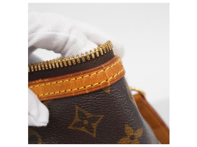 Borsa Louis Vuitton Monogram Palermo PM Marrone - vista 6