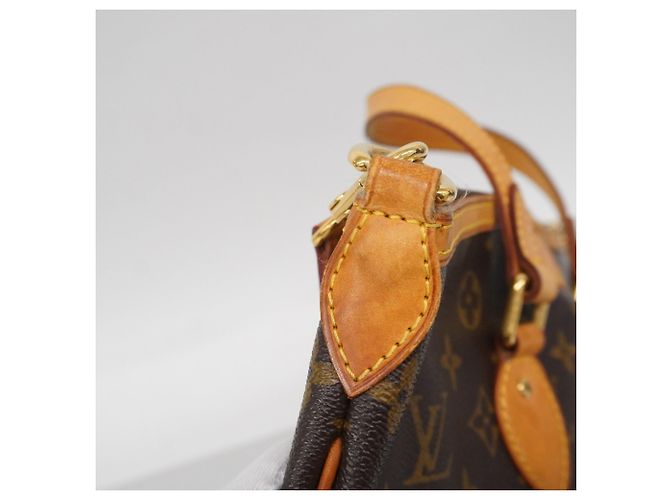 Borsa Louis Vuitton Monogram Palermo PM Marrone - vista 7