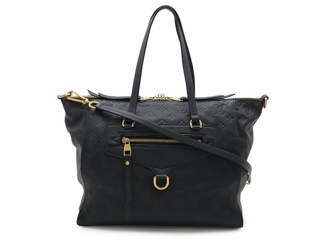 Borsa Tote Lumineuse PM in Monogram Empreinte Louis Vuitton Blu navy - vista 2