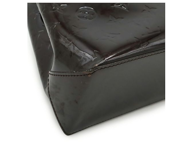 Borsa Louis Vuitton Monogram Vernis Wilshire PM Bordò - vista 4