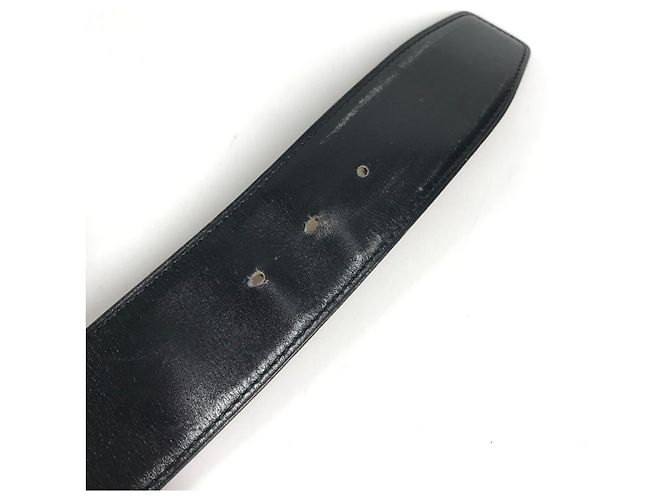 Cintura Hermès Constance H in pelle nera Nero - vista 16
