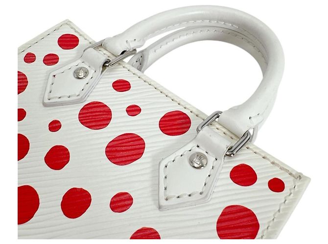 Borsa Petite Sac Plat Louis Vuitton Bianco - vista 9