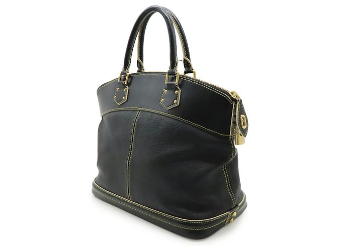 Louis Vuitton Suhali Lockit MM Tote Bag Schwarz - Ansicht 3