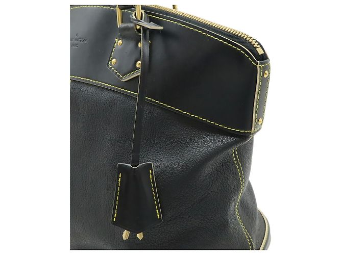 Louis Vuitton Suhali Lockit MM Tote Bag Schwarz - Ansicht 9