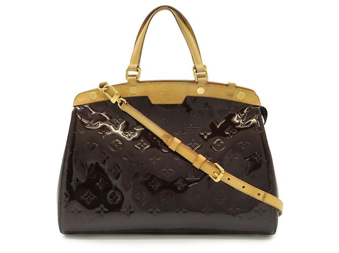 Borsa Louis Vuitton Monogram Vernis Bordò - vista 2