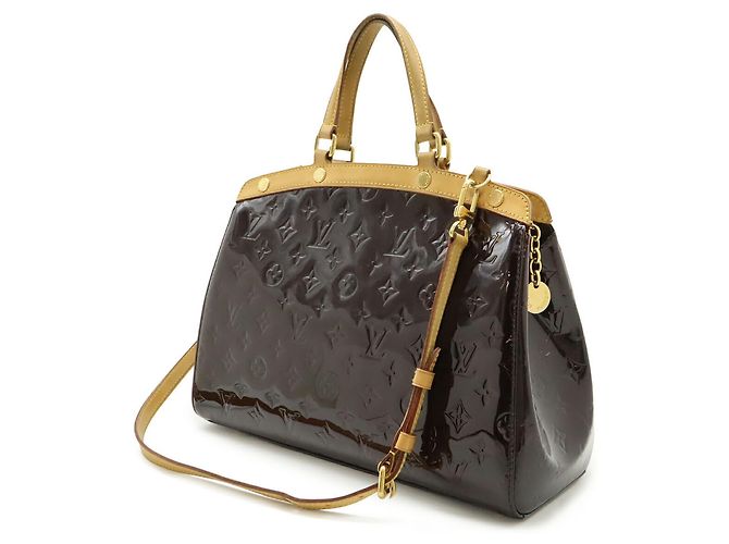 Borsa Louis Vuitton Monogram Vernis Bordò - vista 3
