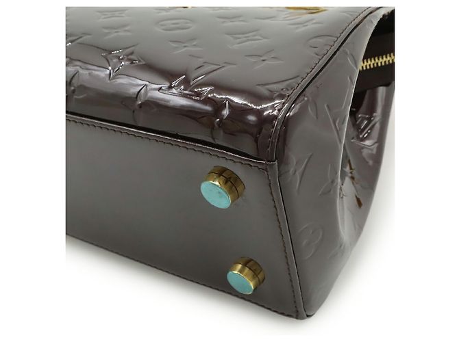 Borsa Louis Vuitton Monogram Vernis Bordò - vista 4