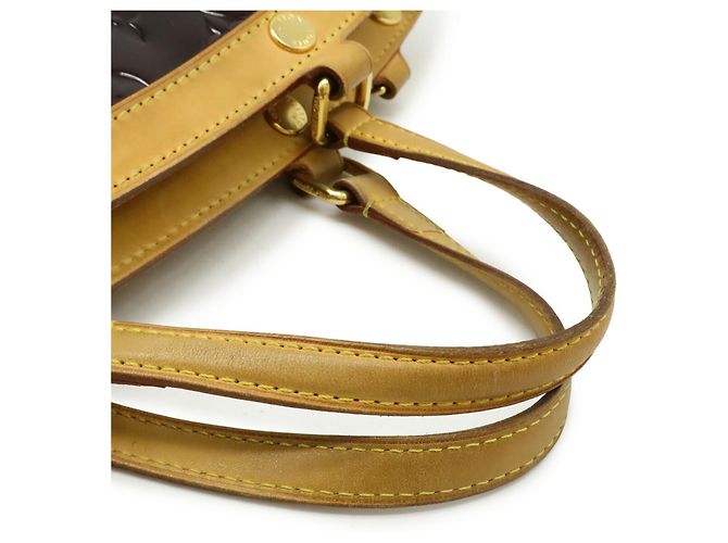 Borsa Louis Vuitton Monogram Vernis Bordò - vista 5