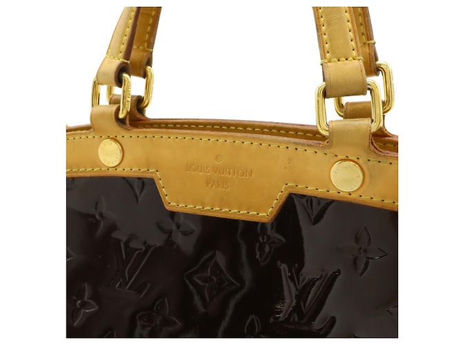 Borsa Louis Vuitton Monogram Vernis Bordò - vista 9