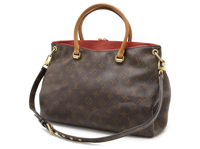 Borsa a mano/spalla Pallas MM Monogramma Louis Vuitton Rosso Fuschia - vista 3