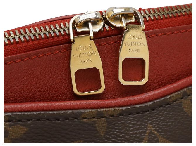 Borsa a mano/spalla Pallas MM Monogramma Louis Vuitton Rosso Fuschia - vista 5