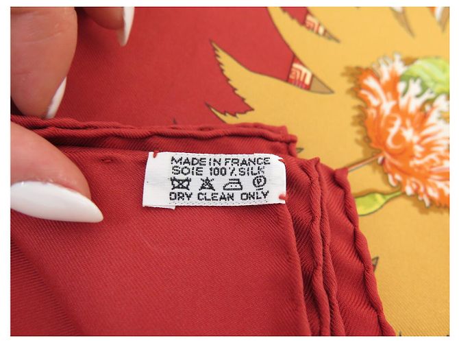 Hermès FOULARD HERMES ALOHA DI BOURTHOUMIEUX 90 CM IN SETA + SCATOLA Multicolore - vista 13